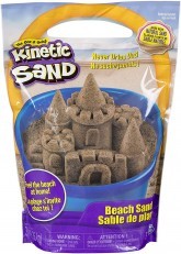 Kinetic Sand Beach Sand 2lbs + Storage Box with Lid